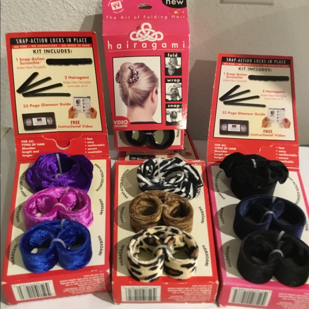 Hairagami sold per box.